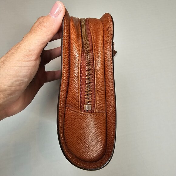 Vintage Louis Vuitton Orsay Monogram Clutch Wristlet Bag Brown - Picture 5 of 14